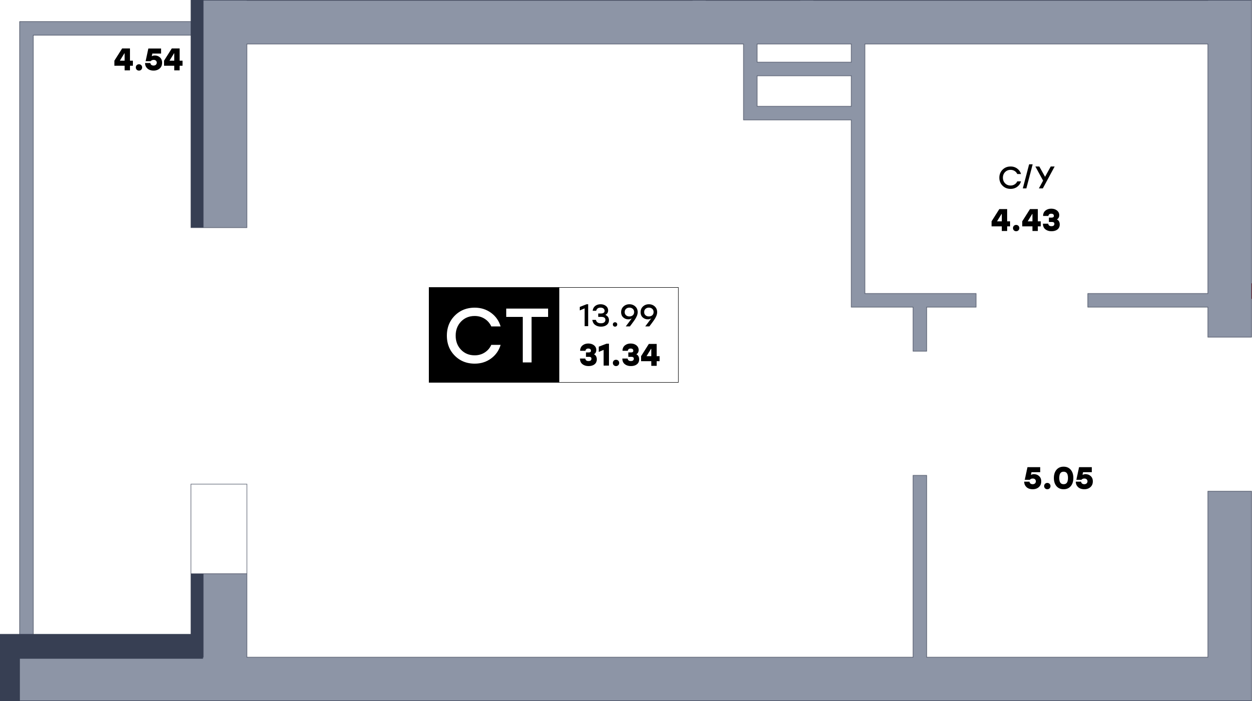 Квартира студия, №34