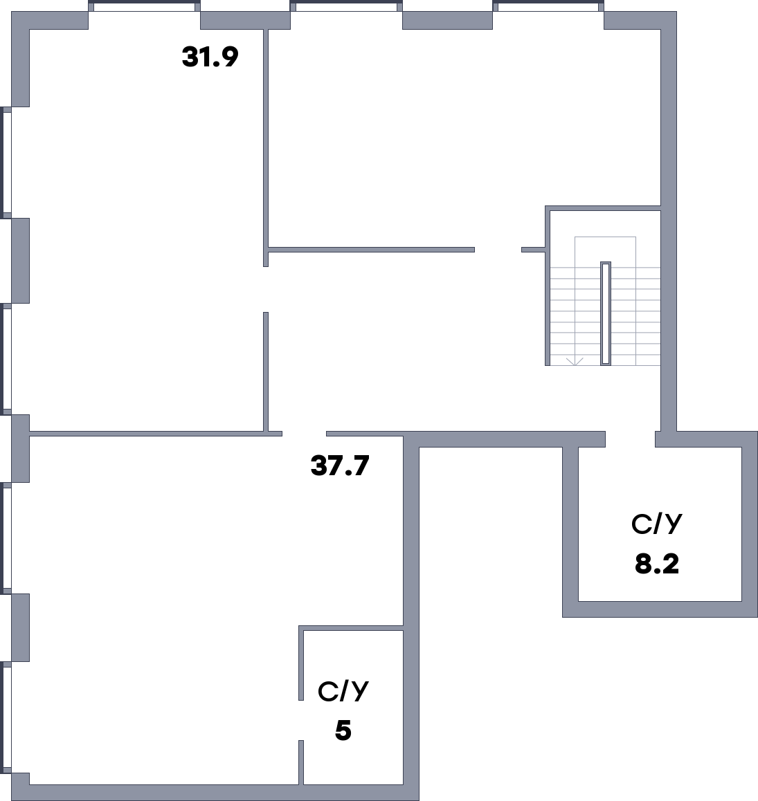 5 комнатная квартира, №584, этаж 28